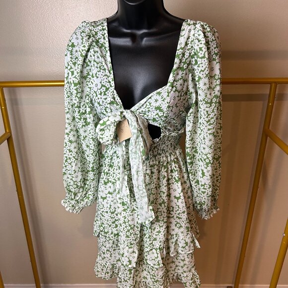 CHARMING CHARLIE RUFFLE DRESS (MED) - Picture 4 of 12